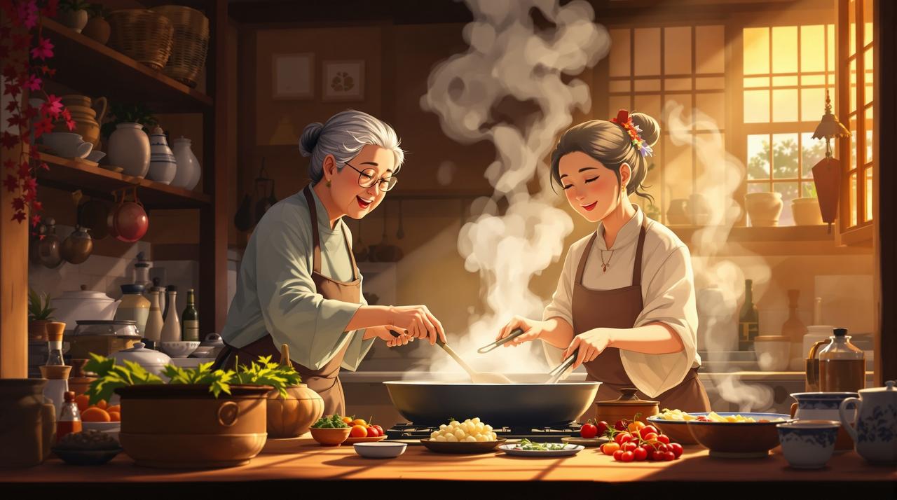 韩漫剧免费 外婆的菜谱 第16话，外婆的菜谱治愈短剧最新话