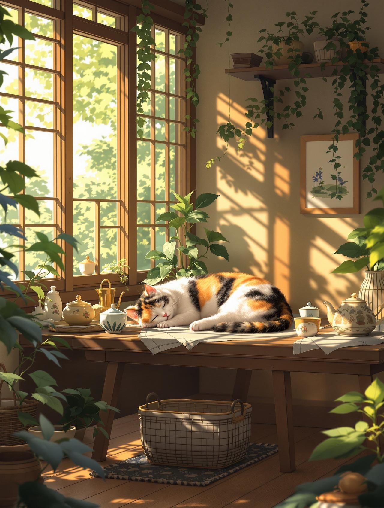 韩漫剧免费 猫与茶屋 - 慢生活物语，温情日常治愈短剧